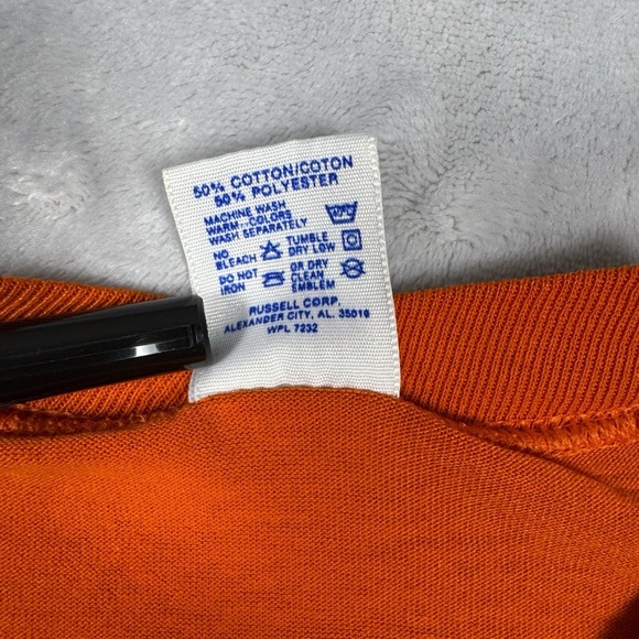 Authors Of Key West Guesthouse Jerzees T Shirt Orange Size XL Made in USA VTG* - Picture 5 of 14